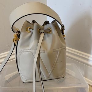 Valentino Garavani Mini V Logo Signature Bucket Bag